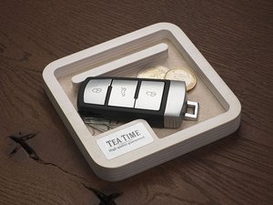 Schreibtisch-Organizer aus Holz 1846121